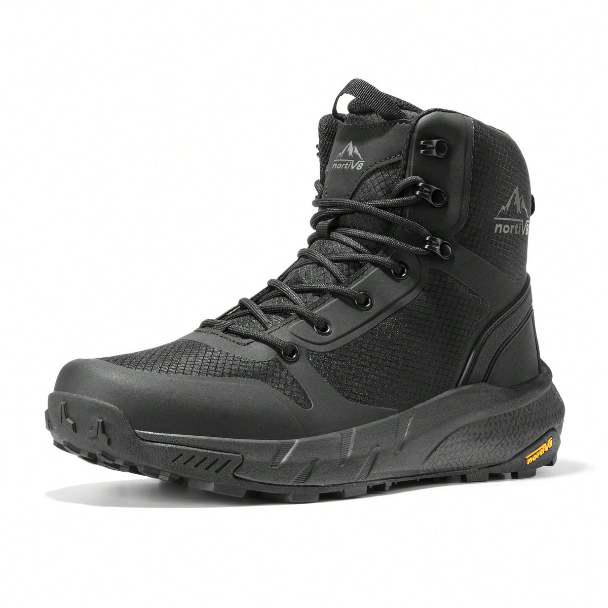 Men's 8-9 Inch Tactical Boots- Lightweight Military Combat Hiking & Motorcycle Work Boots With Side Zipper, All-Day Comfort