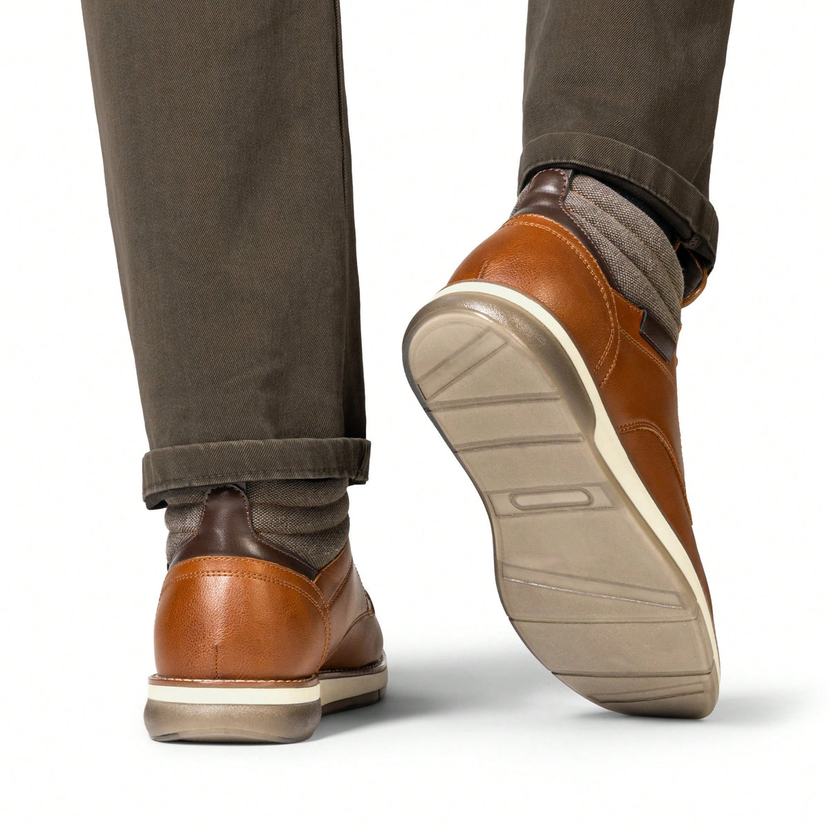 Men's Chukka Boots Business Formal Dress Shoes Leather Casual Comfortable