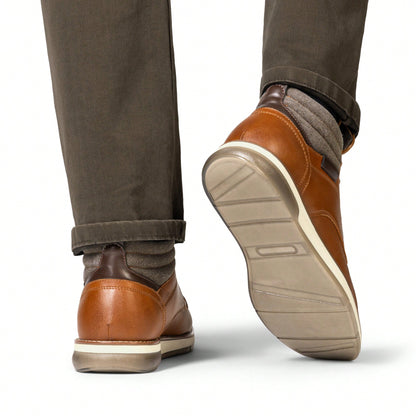Men's Chukka Boots Business Formal Dress Shoes Leather Casual Comfortable