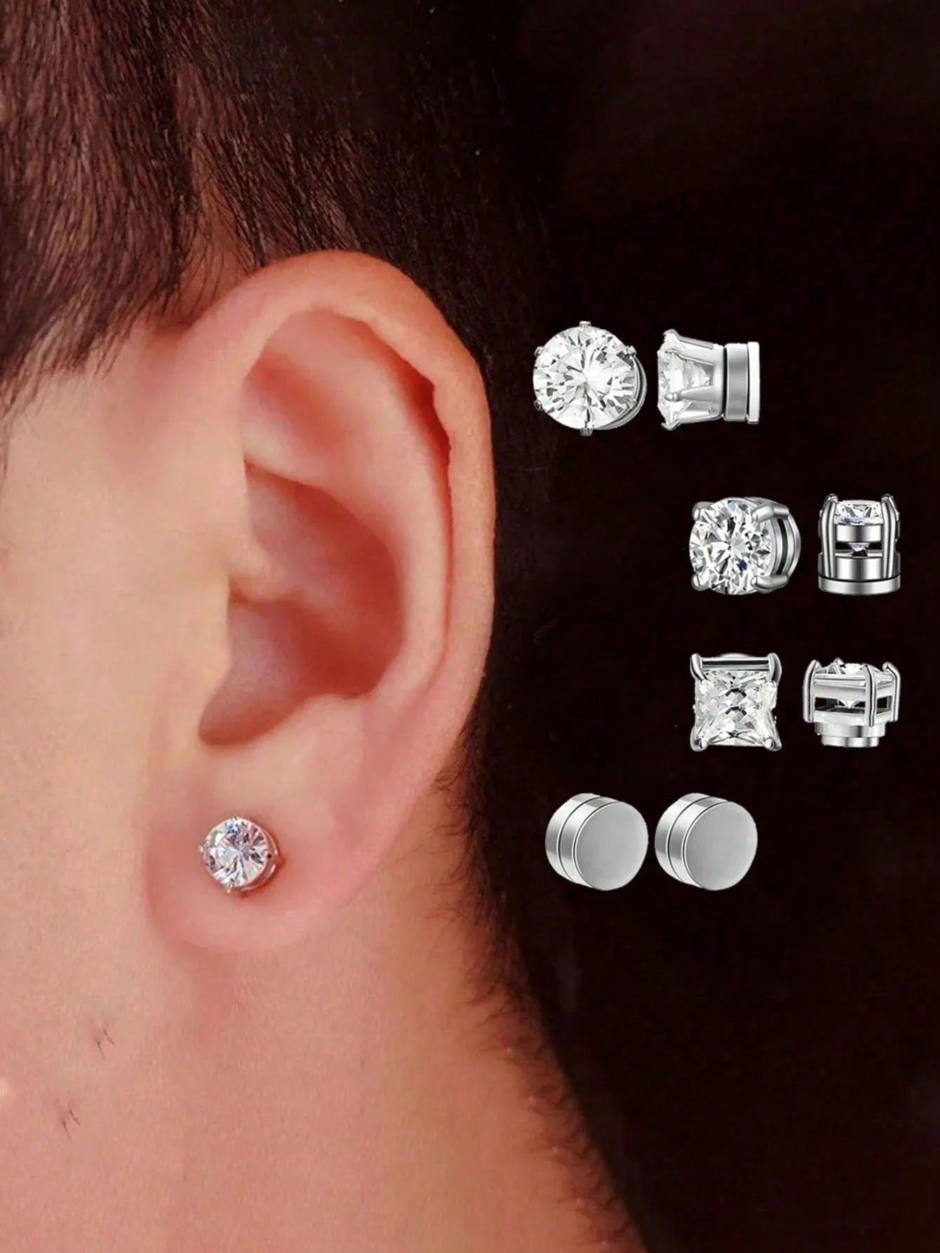 Men's Ear Decoration Accessories, Suitable For Travel, Parties