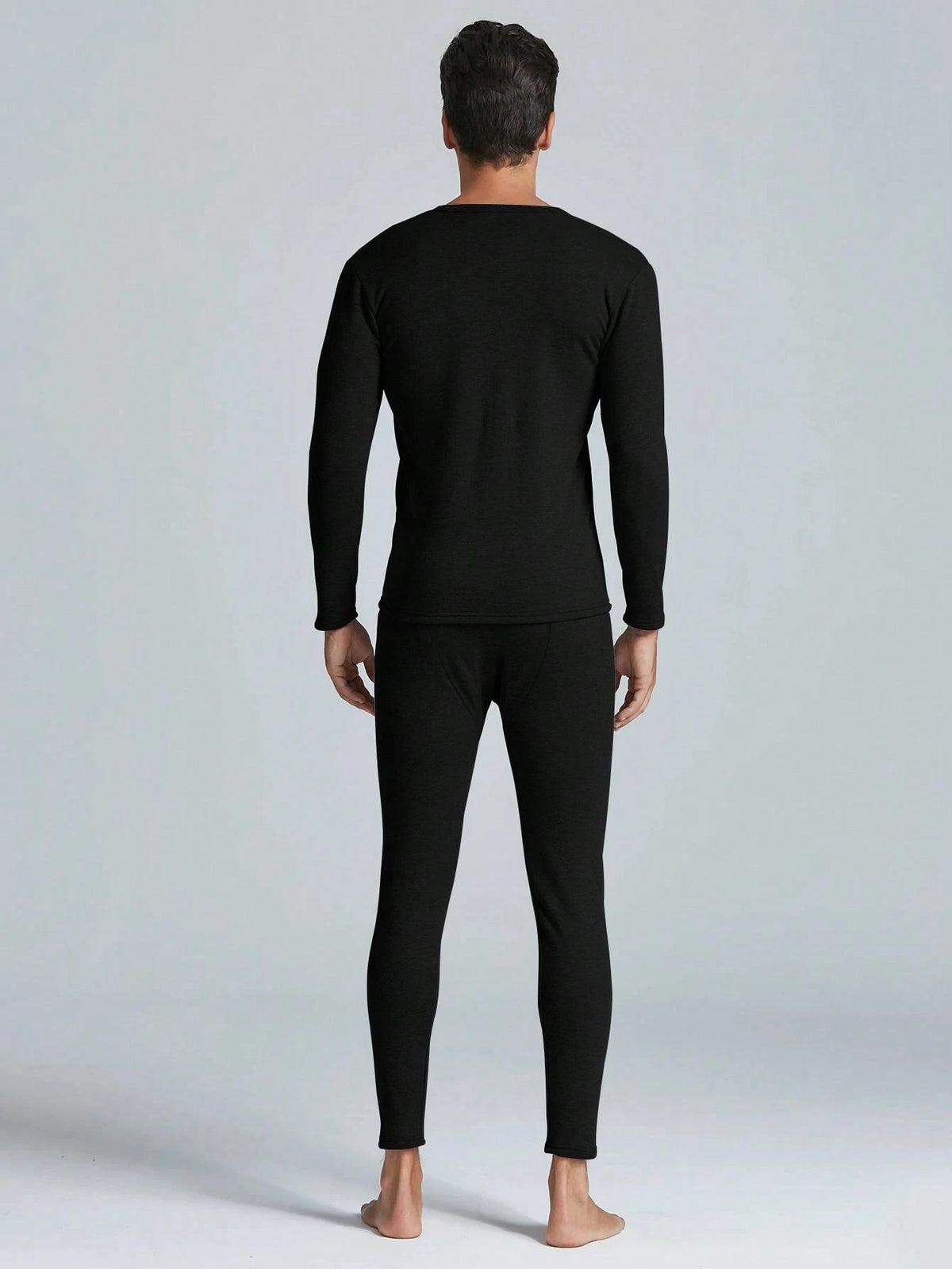 Men's Thermal Underwear Set, Autumn/Winter Warm Clothes For Men, And Cool Casual Wear, Winter Outerwear, Innerwear For Men, Perfect For Autumn Outfit