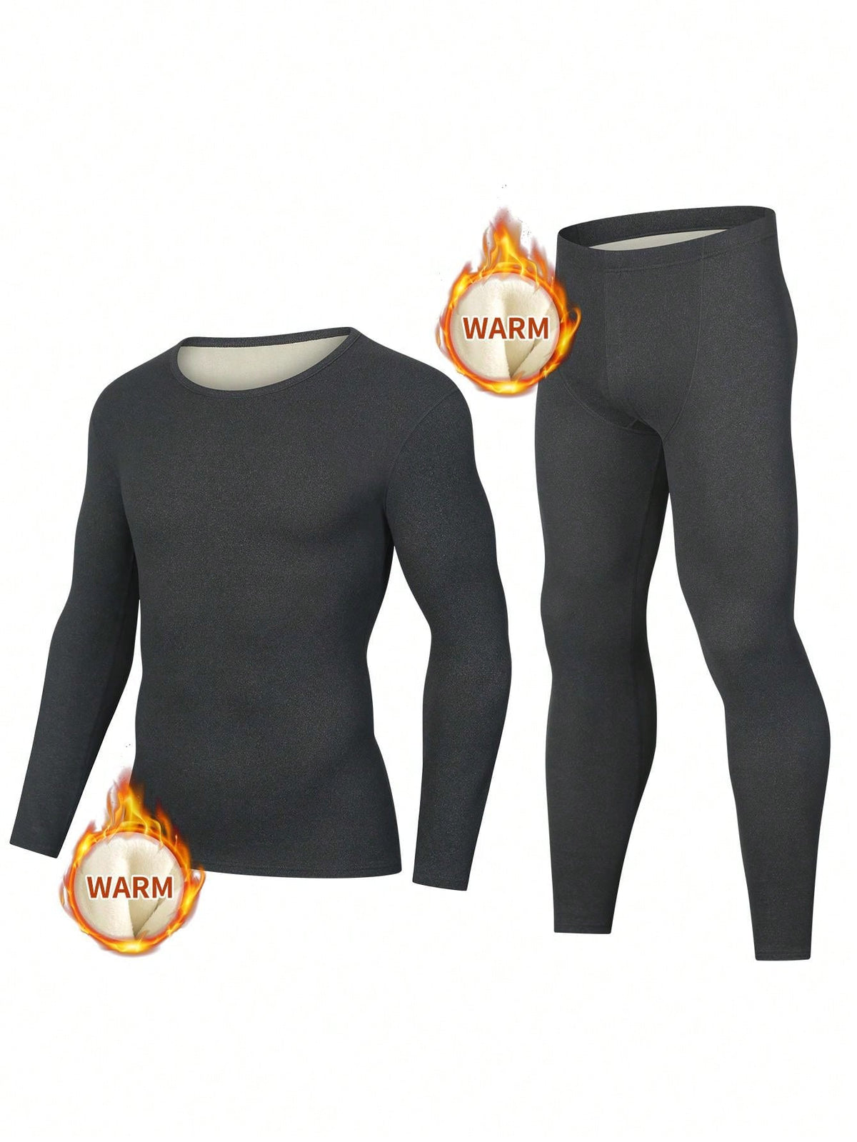 Men's Thermal Underwear Set, Autumn/Winter Warm Clothes For Men, And Cool Casual Wear, Winter Outerwear, Innerwear For Men, Perfect For Autumn Outfit