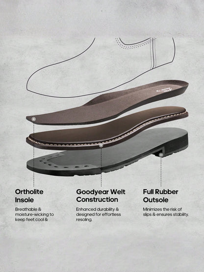 Men's Waterproof Pull-On Western Boots Work Boots
