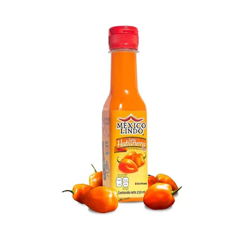 Mexico Lindo Red Habanero Sauce - 5 oz