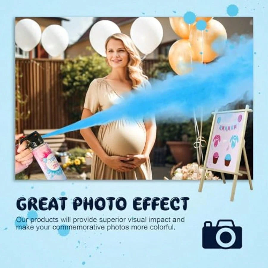 MGender Reveal Fire Extinguisher Color Blaster 1 Blue Blaster For Baby Boy Gender Reveal1