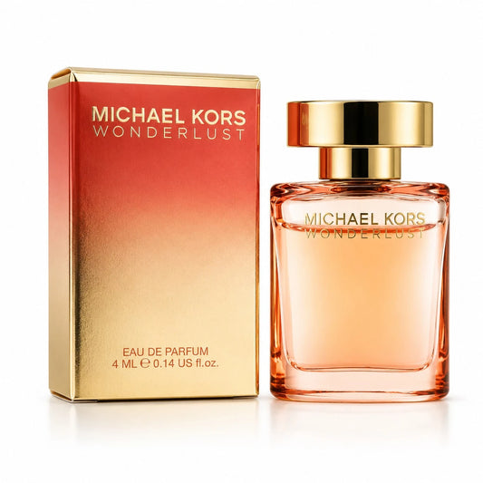 Michael Kors Wonderlust Eau De Parfum Mini 4ml/ 0.14 Fl Oz Travel Size Perfume For Women – Floral Oriental Designer Fragrance Gift For Her
