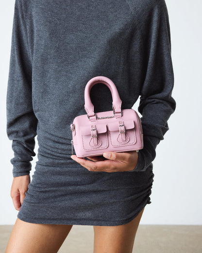 Mini Top Handle Patent Leather Bag