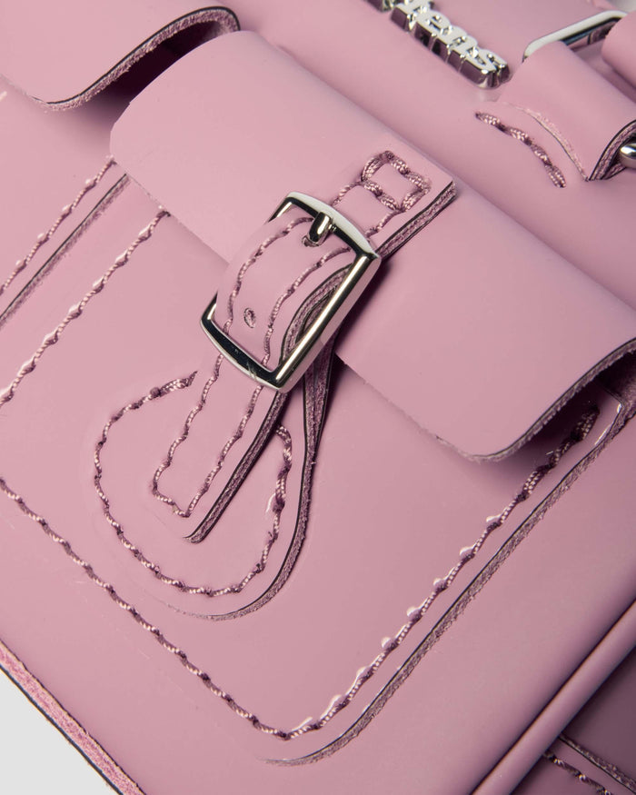 Mini Top Handle Patent Leather Bag