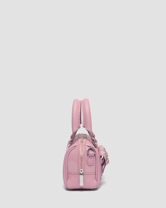 Mini Top Handle Patent Leather Bag