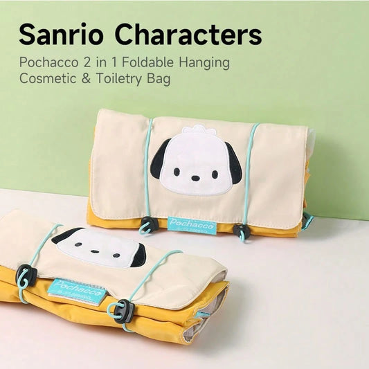 MINISO Sanrio Pochacco Foldable Hanging Makeup & Wash Bag