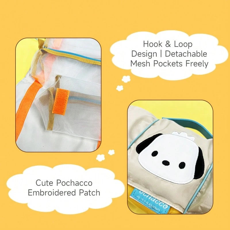 MINISO Sanrio Pochacco Foldable Hanging Makeup & Wash Bag