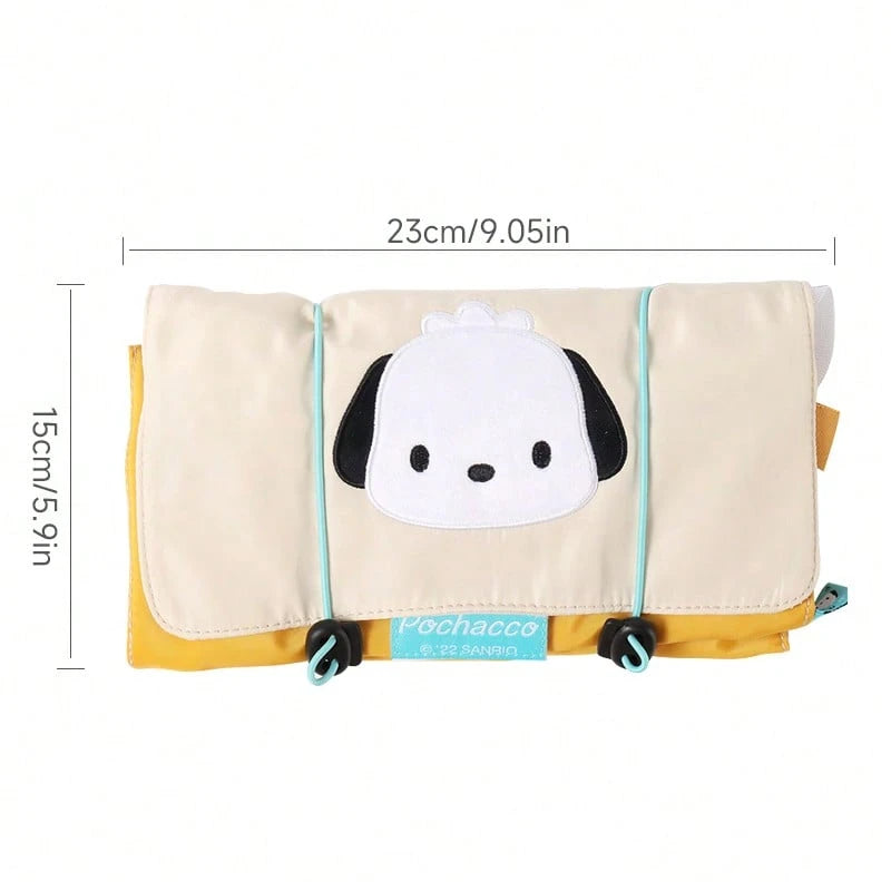 MINISO Sanrio Pochacco Foldable Hanging Makeup & Wash Bag
