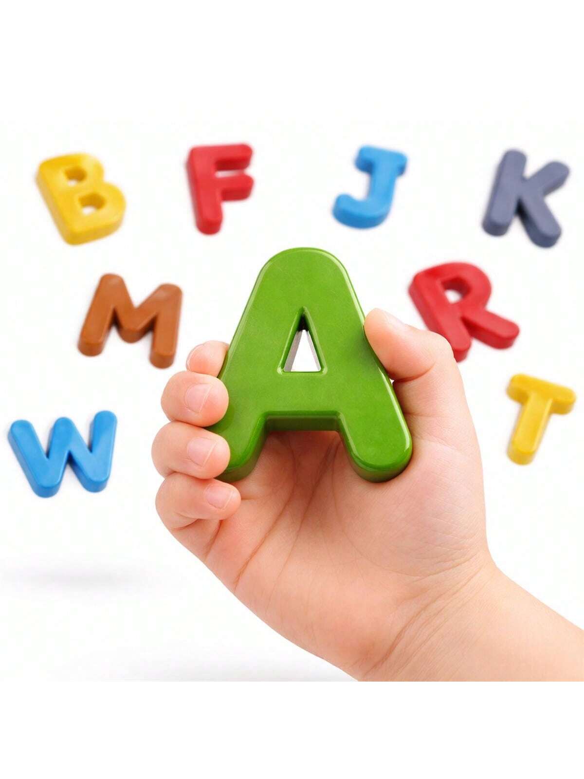 MINKOJA Montessori Alphabet Matching Puzzle, 3D Letter Flash Cards, Educational English Learning Toy For Toddlers & Preschool Kids