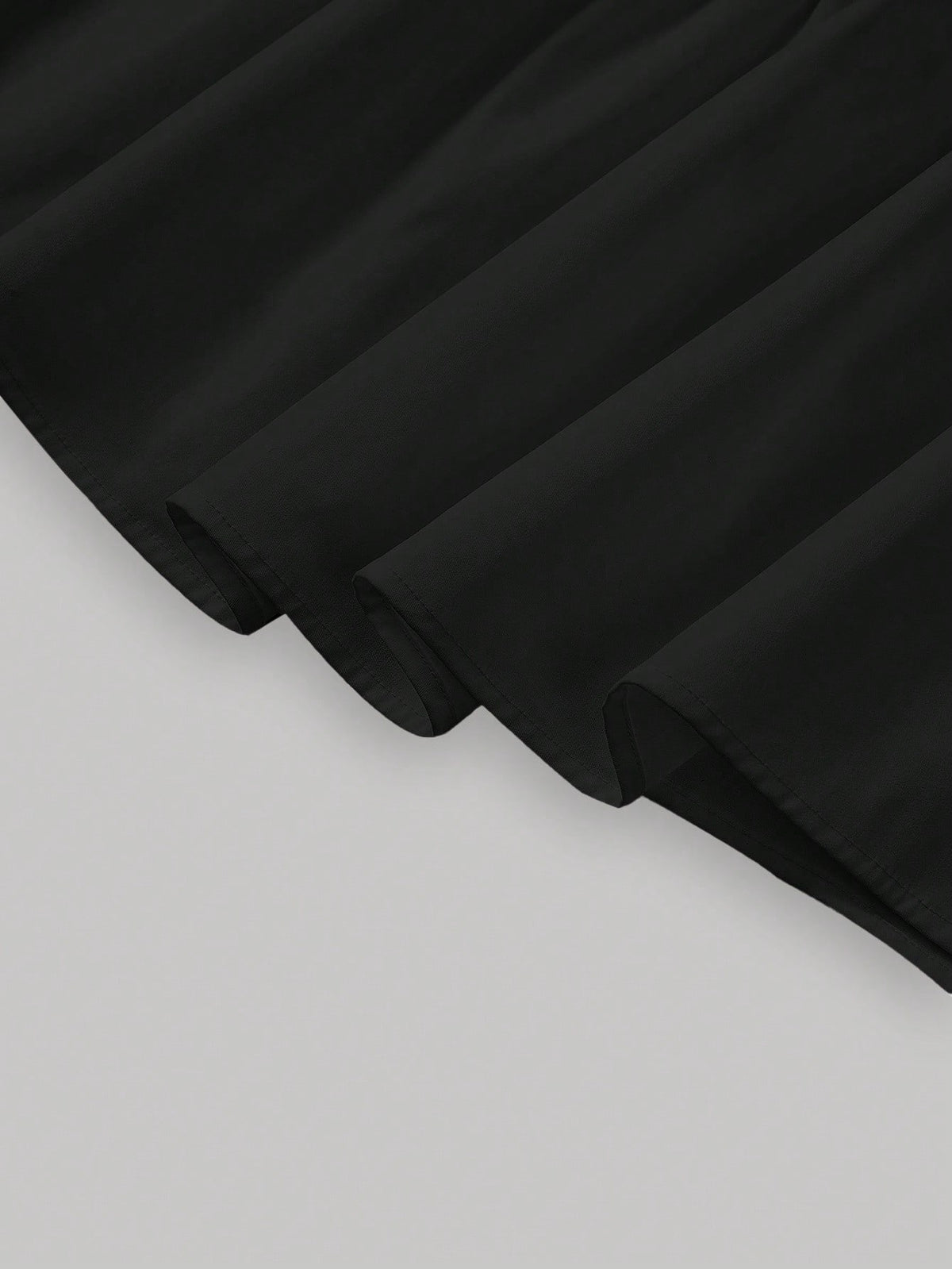 MOD Solid Layered Ruffle Hem Skirt