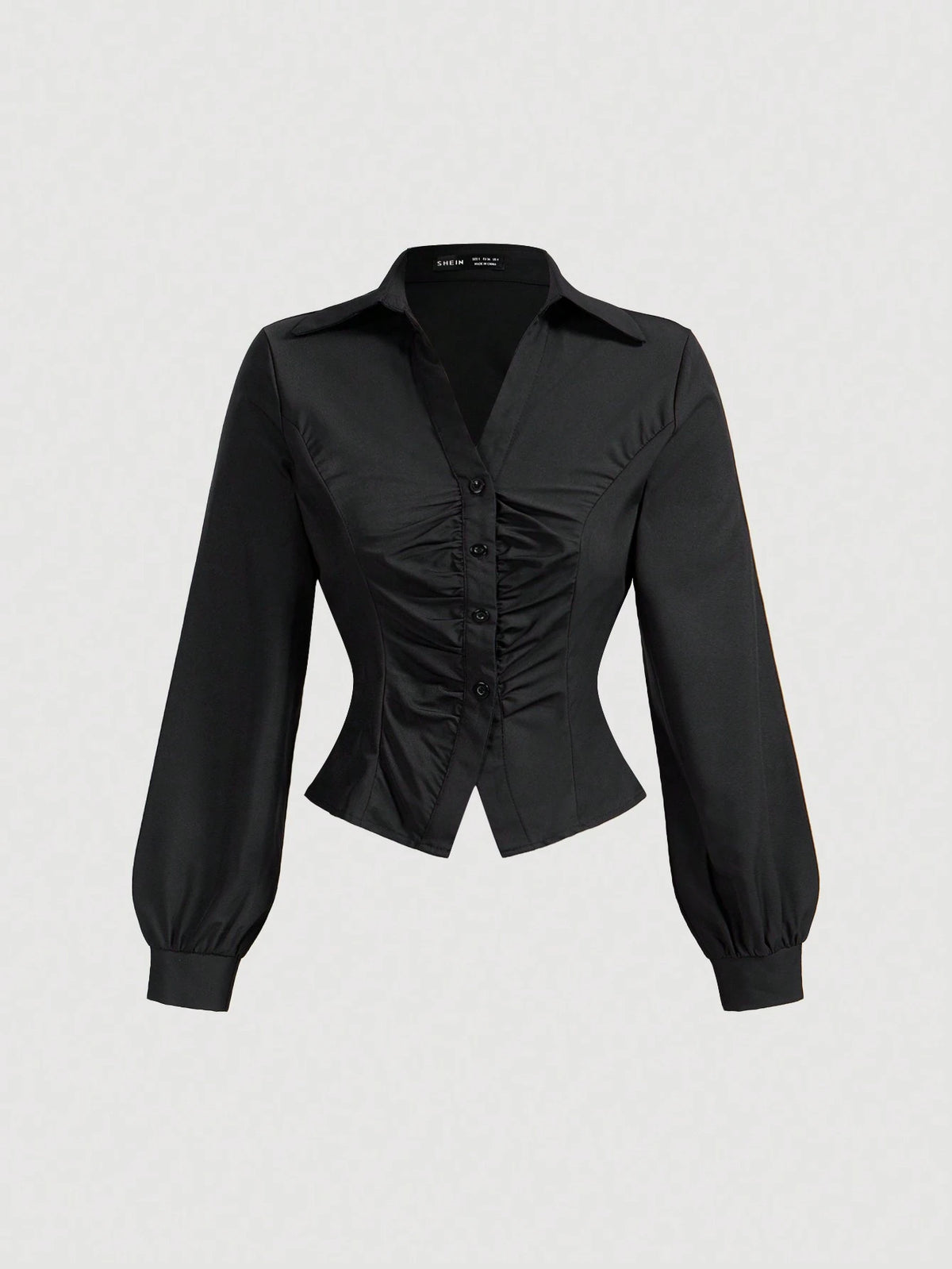 MOD Women's Slim-Fit Long-Sleeve Shirt With Front Pleats, Autumn For Women, Works For Women, Back To School