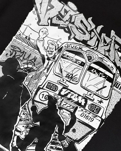 Moletom Train Preto - Four Street