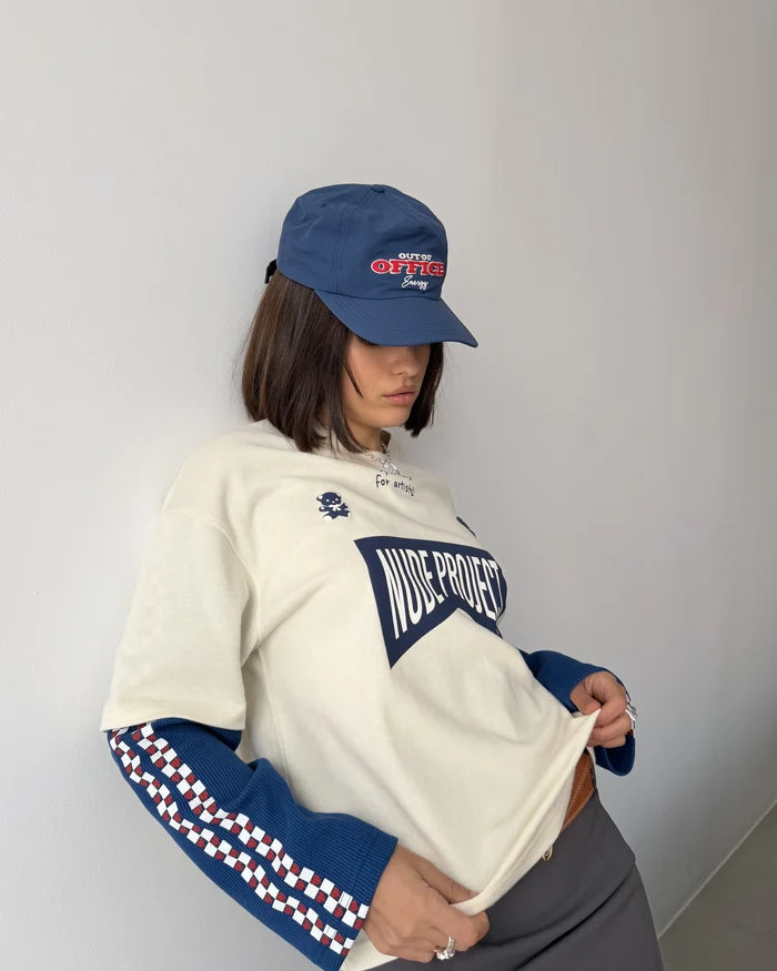 Monza Long-Sleeve Tee Blue