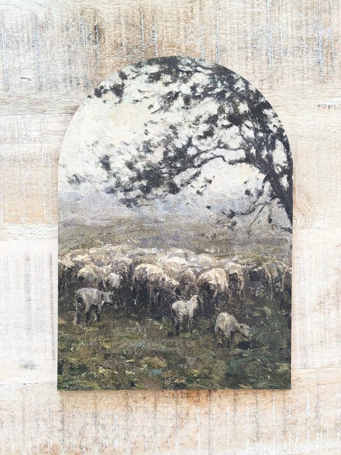 Moody Sheep Arch | Easter Decor
