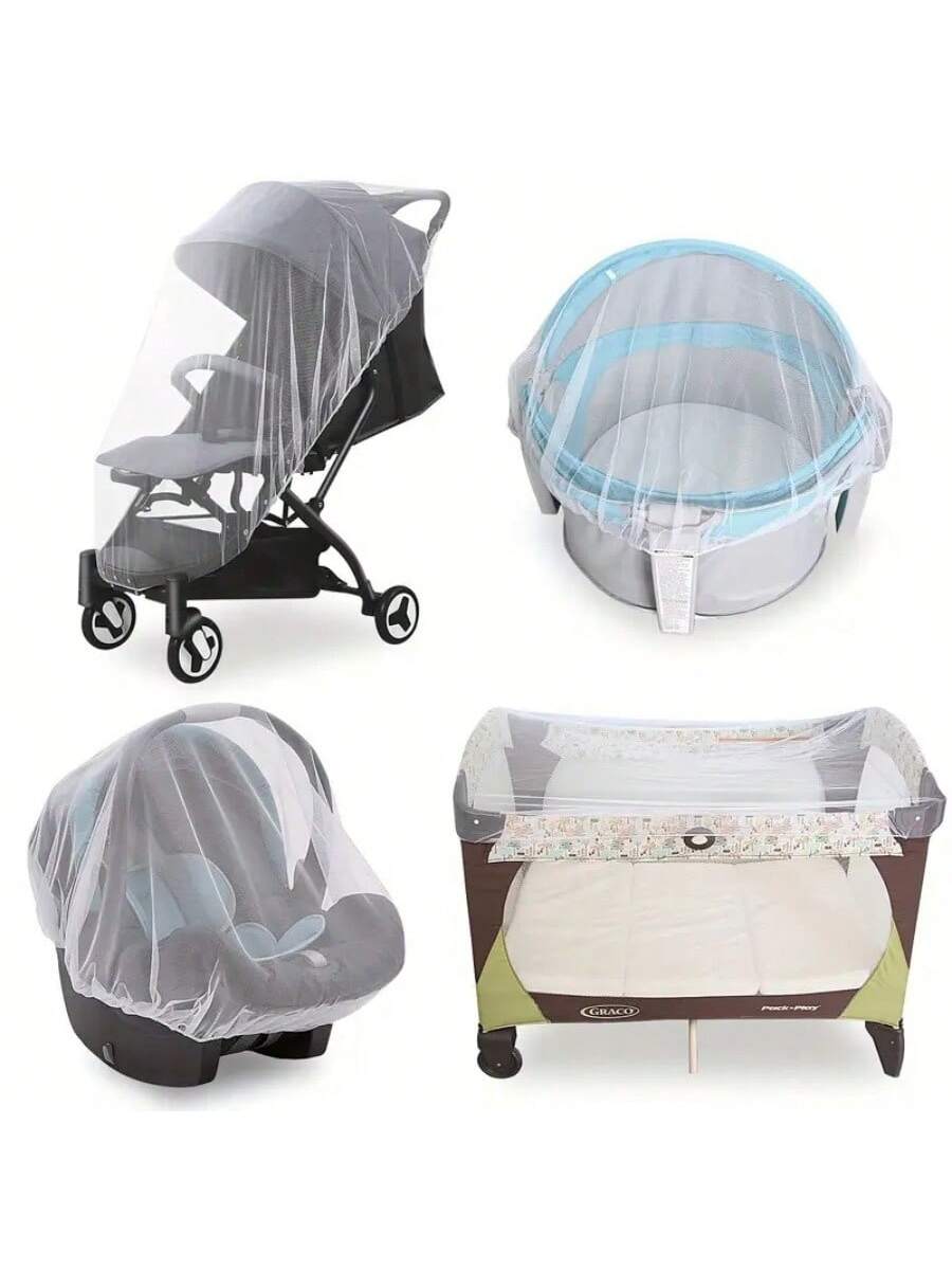 Mosquito Net For Stroller- Baby Stroller Mosquito Net- Perfect Bug Net For Strollers, Bassinets, Cradles, Playards, Pack N Plays And Portable Mini Crib