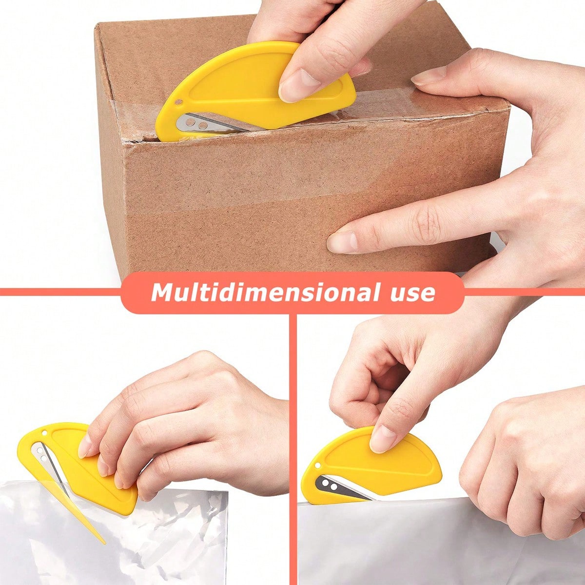 Multifunctional Envelope Cutter, Portable Cutting Tool. Cute Shaped Scissors And Portable Package Opener- Perfect For Students And Office Use, Fun Design, Durable
