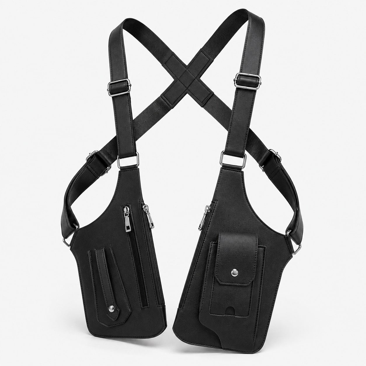 Multifunctional Tactical Chest Bag: Cross-Strap Design, Hands-Free, Combining Functionality And Fashion