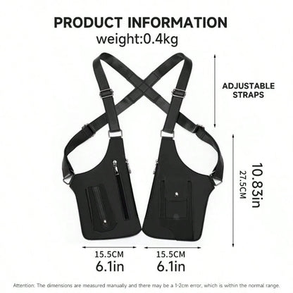 Multifunctional Tactical Chest Bag: Cross-Strap Design, Hands-Free, Combining Functionality And Fashion