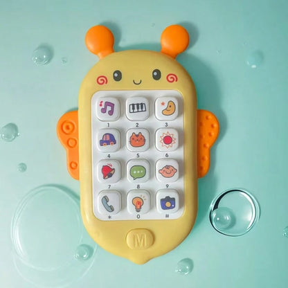 Music Bee Toy Phone, Early Education Learning Device, Built-In Lights And Songs, For Baby