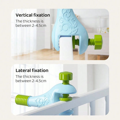 Musical Baby Crib Mobile 360° Rotating Bed Bell With Cute Animal Teether Rattles, Lullaby Music Box Newborn Crib Hanging Toy