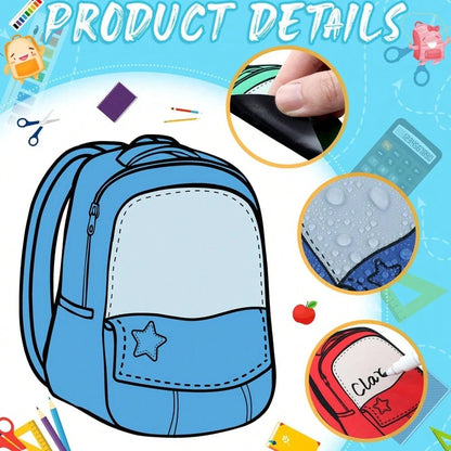 Name Backpack Magnets, Colorful Multi-Functional Magnets, Suitable For Classroom Decoration, Refrigerator Magnets, Whiteboard Surface, Reusable