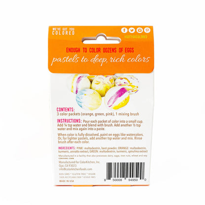 Natural Easter Egg Paint Set-Plant Based Colors