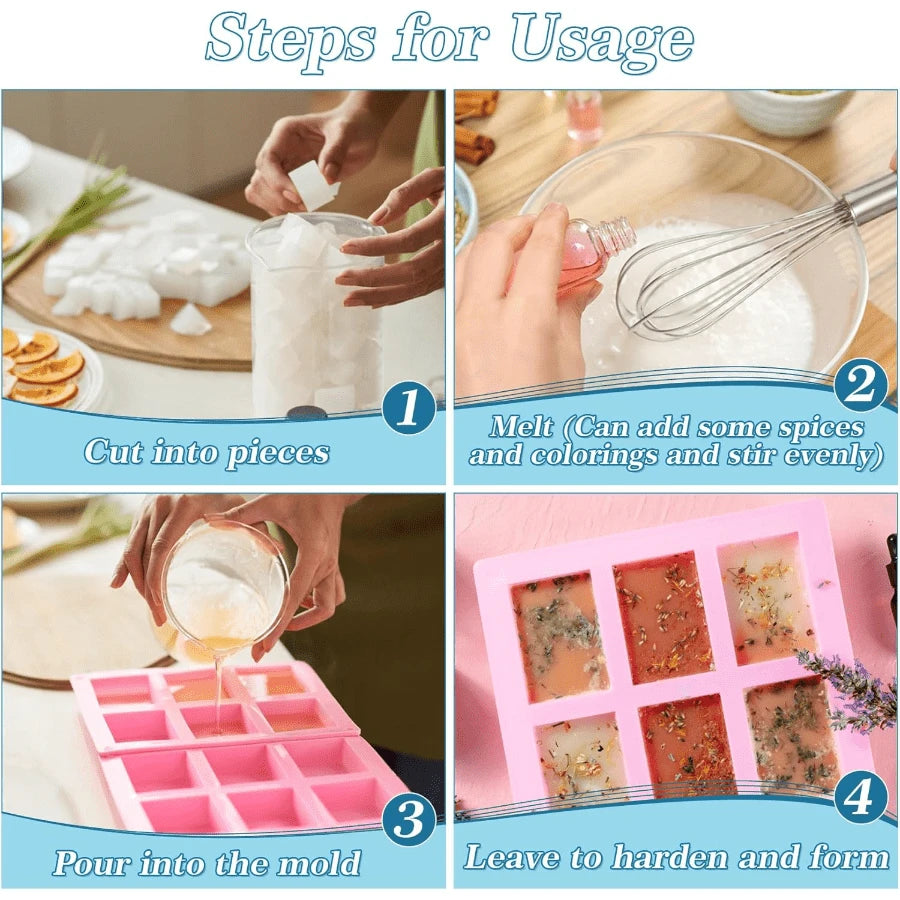 Natural Soap Base 14.8oz Glycerin Melt And Pour Soap Base For Soap Making Organic Clear Glycerin Base No Foaming Additives Odorless Good Cleaning Ability DIY Handmade Soap Supplies For Face Body Dry S