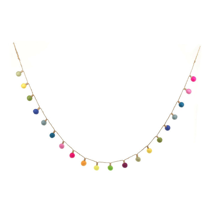 Needle Felt Decorative Garland | Lightbulb | Sustainable Decoration
