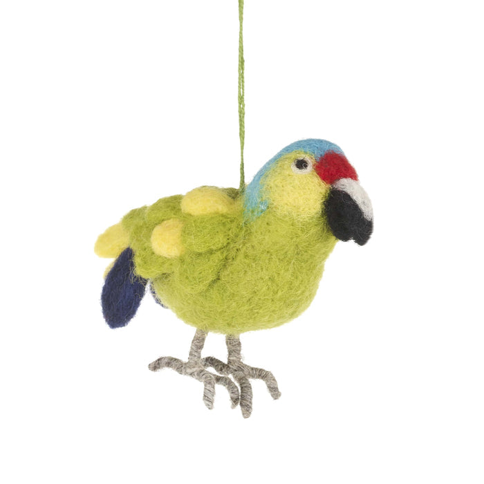 Needle Felt Parrot Decoration