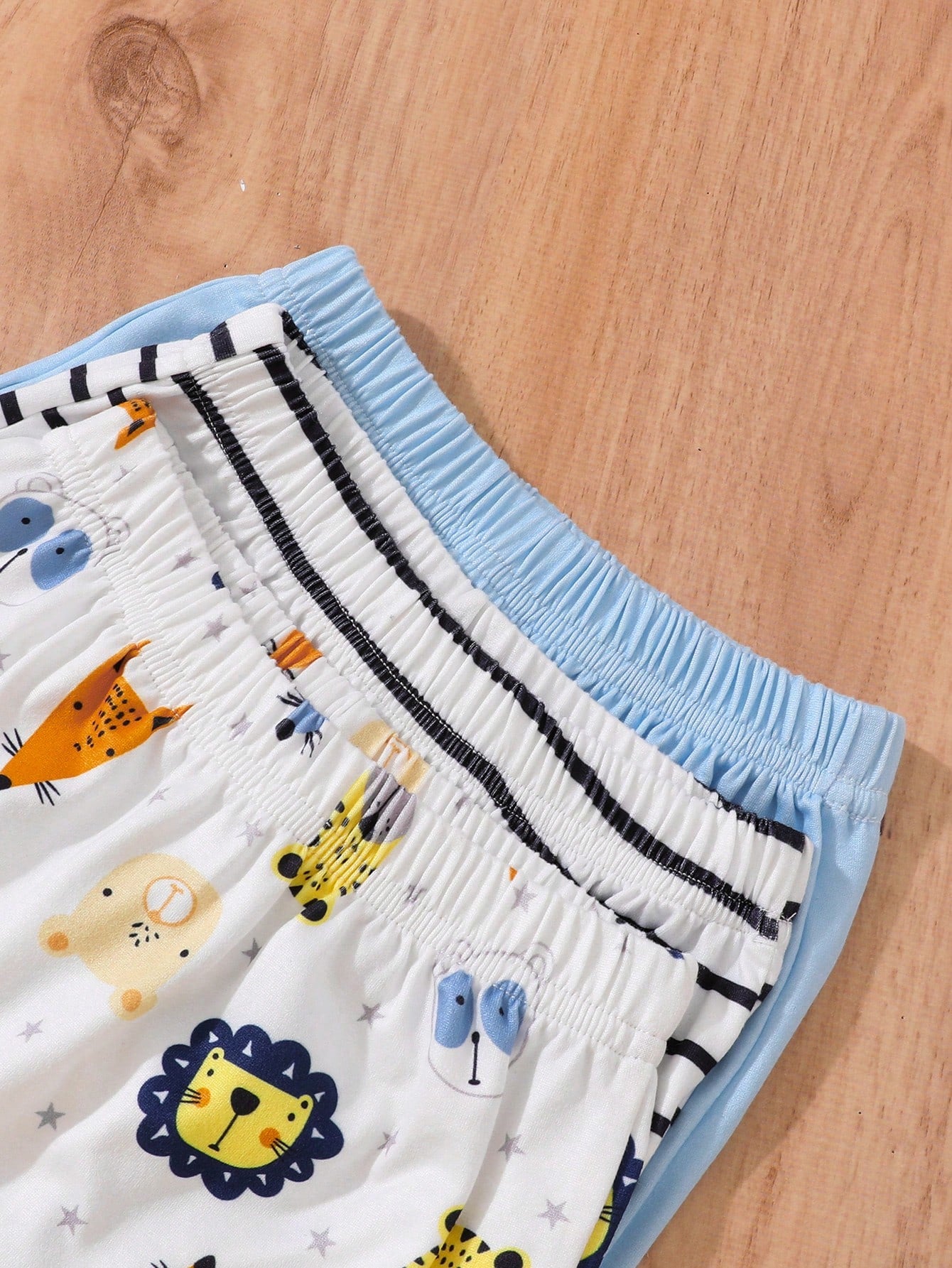 New Baby Boy And Girl Cute Baby Boy Pants Cartoon Animal Print Trousers Pack Of Three