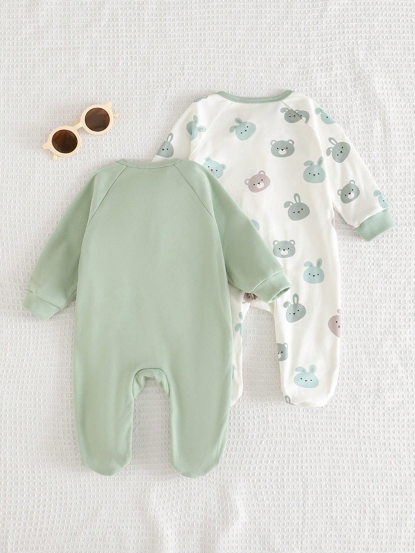 Newborn Baby Boy/Girl Daisy Print Pattern Knitted Soft Crew Neck Long Sleeve Jumpsuit 2pcs Set Baby Bamboo Fiber Zip Up Wear Baby Newborn Unisex Clothes Baby Cozy Pixies For Baby Girl By Girl Purple C