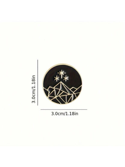 Night Court Enamel Brooch, Fashion Brooch, Lapel Badge, Backpack, Clothing Accessory, Friend Gift, Clothing & Bag Charm, School, Teacher Supplies, Bag Charm, Cute Office Accessory, Shirt, Jacket, Chri