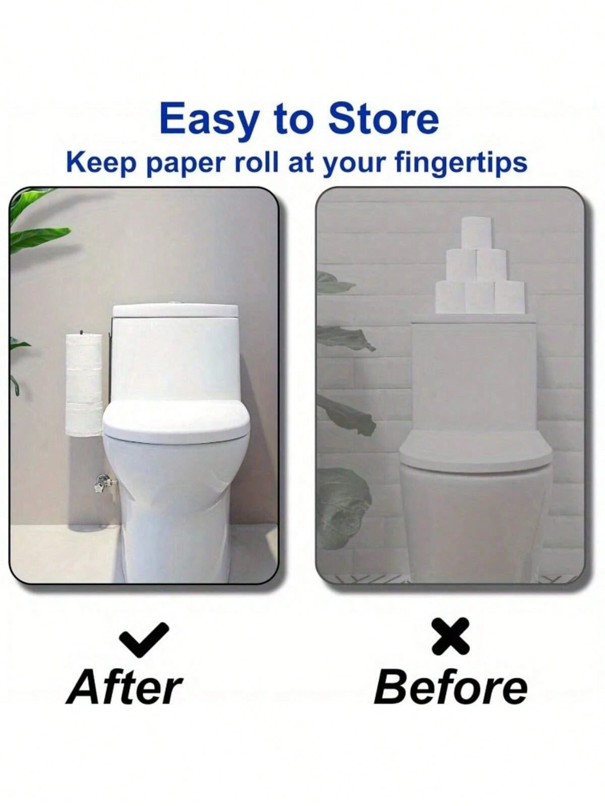 No Drill Toilet Paper Holder, Iron Art Bathroom Tissue/Towel Rack, Towel Hanger, No Need To Drill Holes On Wall, Suitable For Kitchen And Bathroom Storage, Bathroom Accessories, Essential For Back To