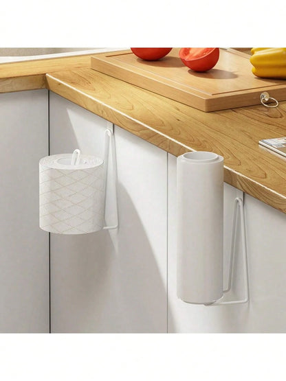 No Drill Toilet Paper Holder, Iron Art Bathroom Tissue/Towel Rack, Towel Hanger, No Need To Drill Holes On Wall, Suitable For Kitchen And Bathroom Storage, Bathroom Accessories, Essential For Back To