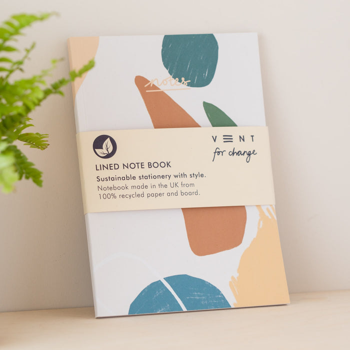 A5 Recycled Notebook  Sustainable & Eco Friendly Notebook - earth