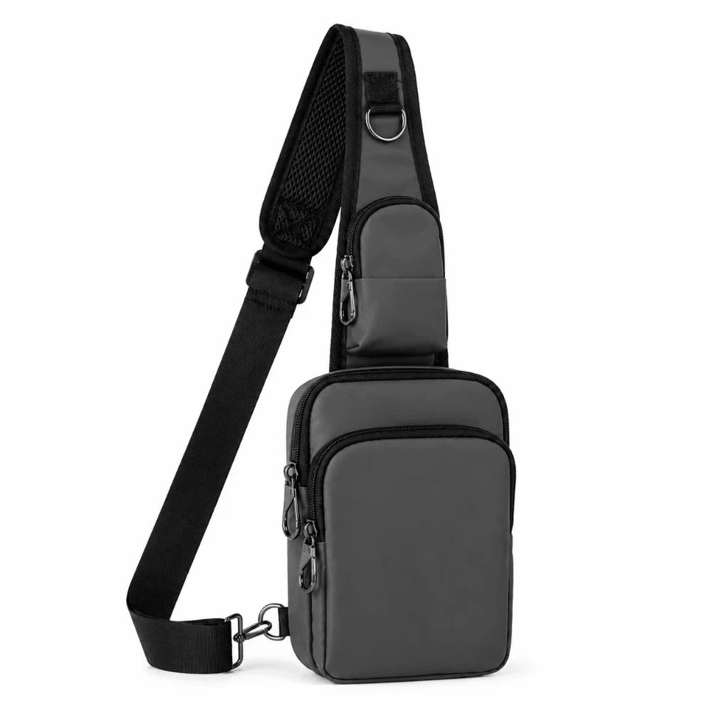 NYXIA Cross Body Sling Bag For Men Street Sports Chest Bag Simple Lightweight Shoulder Bag For Commuting,Travel,Daily Use,Gift