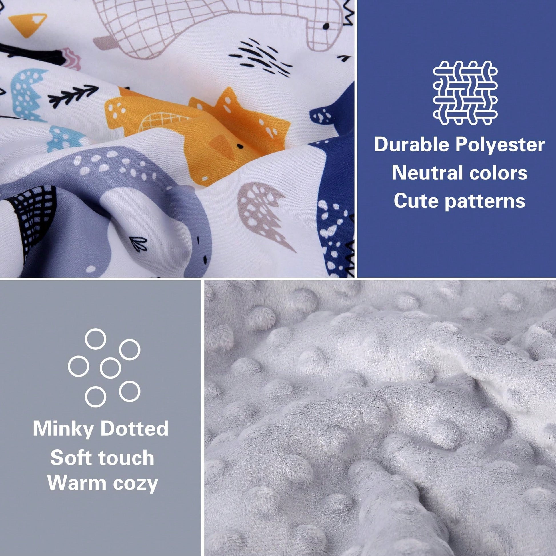 Oaoleer 1PC Car Seat Cover Baby, Carseat Covers Baby Boy, Minky Infant Car Seat Cover Winter, Peekaboo Opening Car Seat Canopy, Multi-Use Baby Carrier