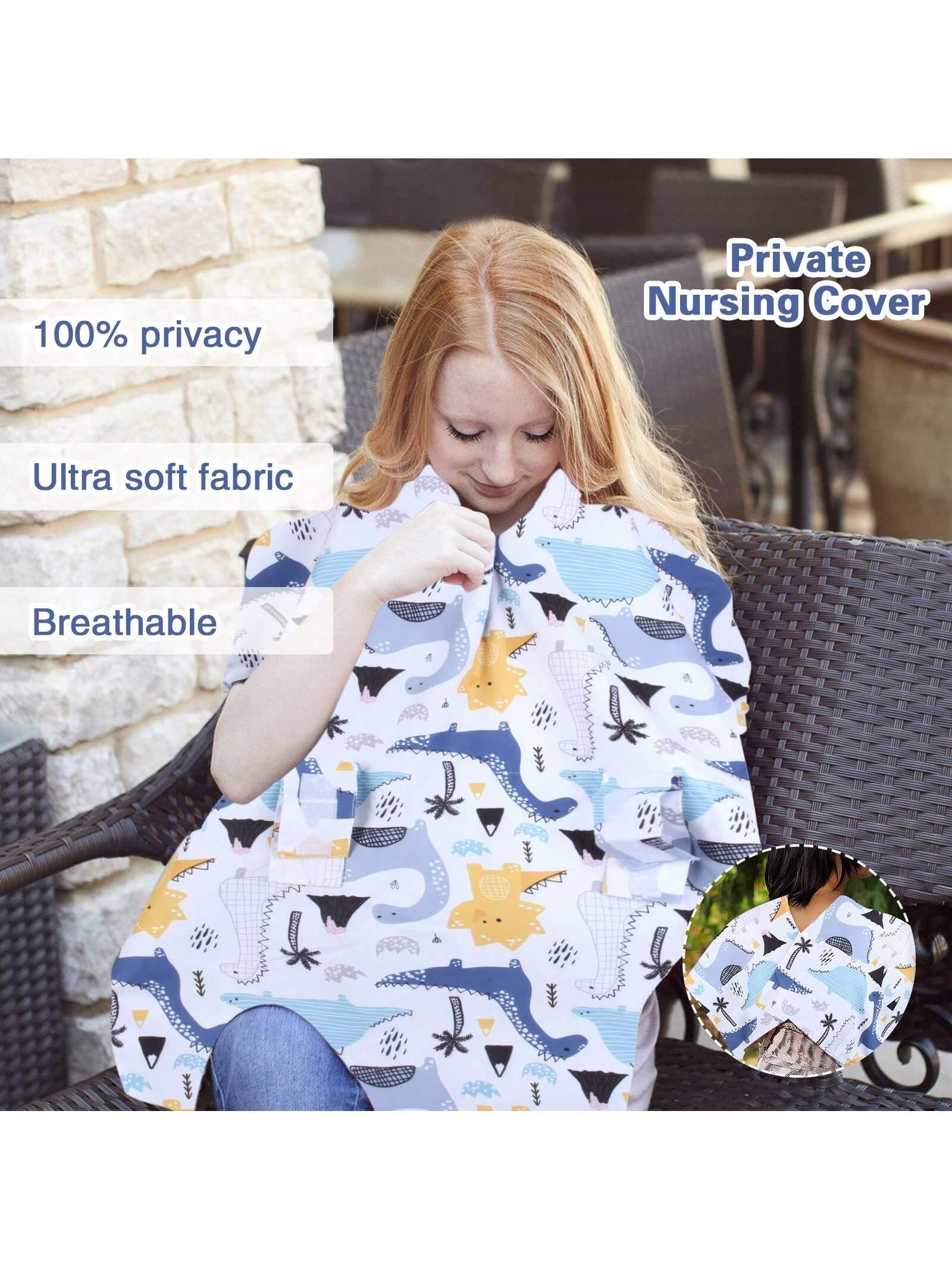 Oaoleer 1PC Car Seat Cover Baby, Carseat Covers Baby Boy, Minky Infant Car Seat Cover Winter, Peekaboo Opening Car Seat Canopy, Multi-Use Baby Carrier