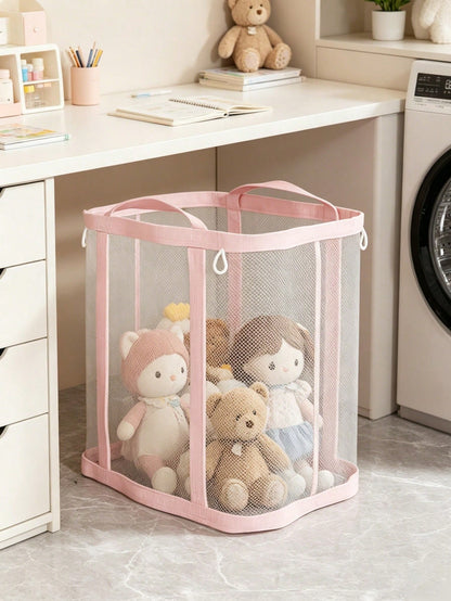 OBOVAY 1pc Foldable Toy Storage Bag, Baby Room, Toy Storage Bag, Newborn Essentials, Toy Storage, Nursery Decor, Girls Bedroom, Toddler Toys, Travel Essentials