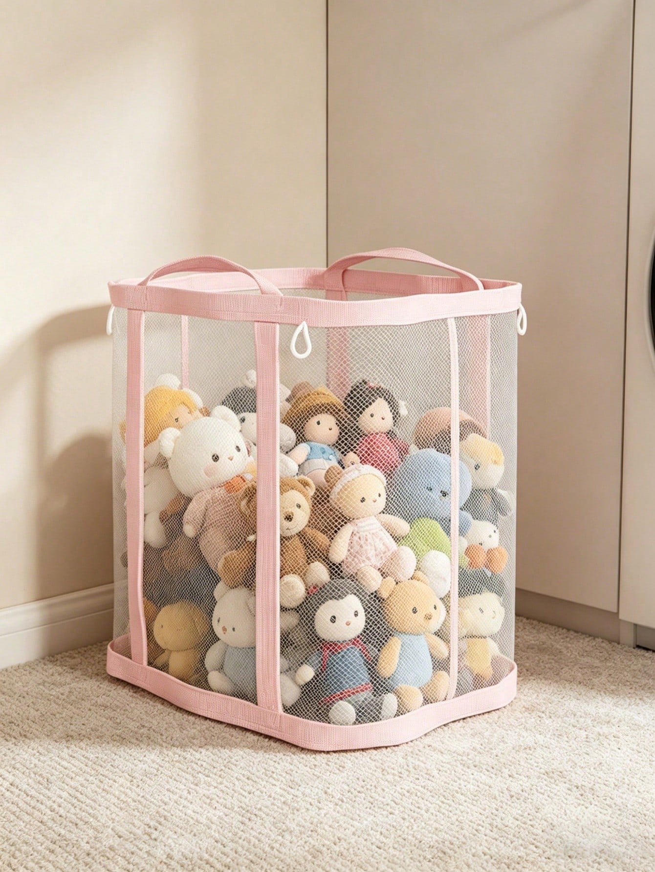 OBOVAY 1pc Foldable Toy Storage Bag, Baby Room, Toy Storage Bag, Newborn Essentials, Toy Storage, Nursery Decor, Girls Bedroom, Toddler Toys, Travel Essentials
