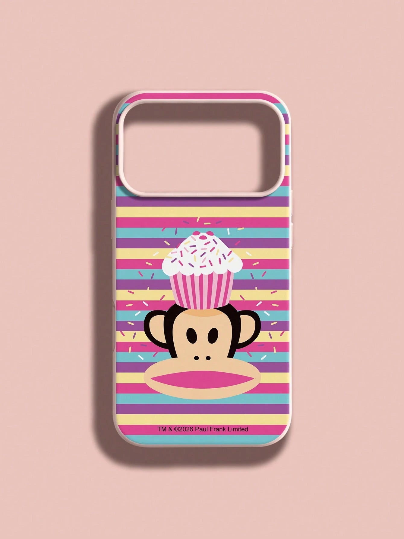 Officially Licensed Paul Frank Liquid Silicone Phone Case, Full Body Shock-Proof Camera Protection, Design Compatible With Iphone 11/12/13/14/15/16 Pro Max