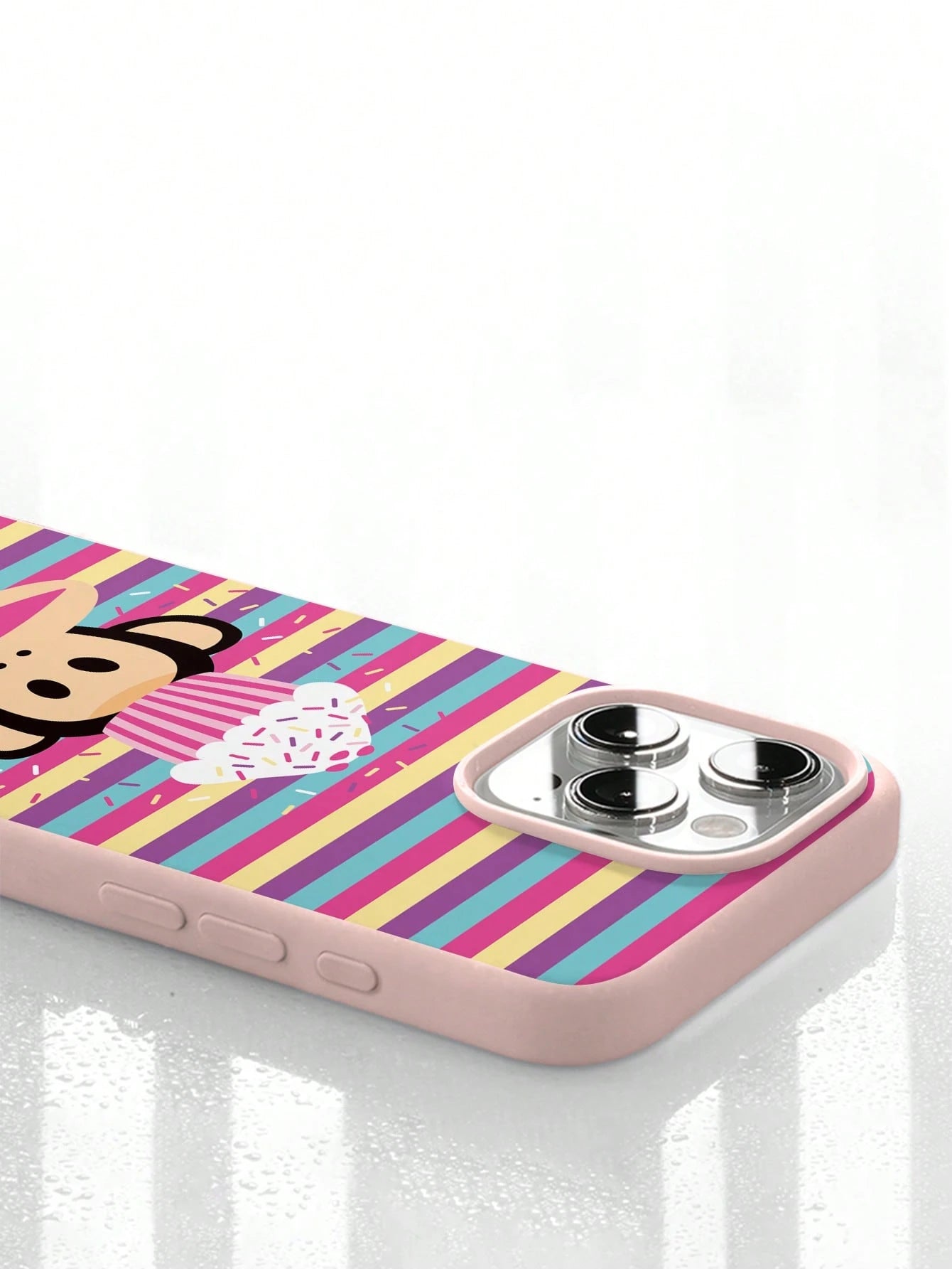 Officially Licensed Paul Frank Liquid Silicone Phone Case, Full Body Shock-Proof Camera Protection, Design Compatible With Iphone 11/12/13/14/15/16 Pro Max
