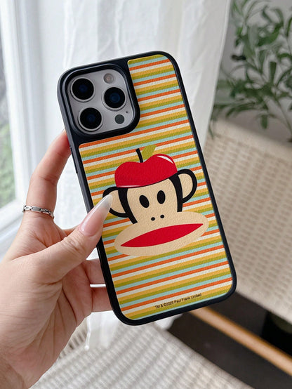 Officially Licensed Paul Frank Liquid Silicone Phone Case, Full Body Shock-Proof Camera Protection, Design Compatible With Iphone 11/12/13/14/15/16 Pro Max