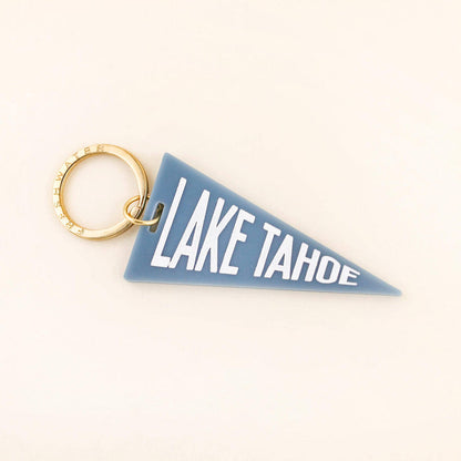 Ojai Pennant Flag Acrylic Keychain