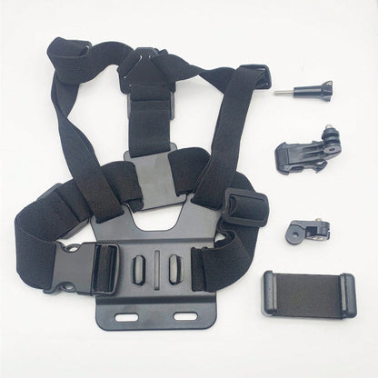 Outdoor Sports Camera Accessories, Phone Shooting Head Strap, First-Person Perspective Shooting Accessories, Sports Camera Chest Strap