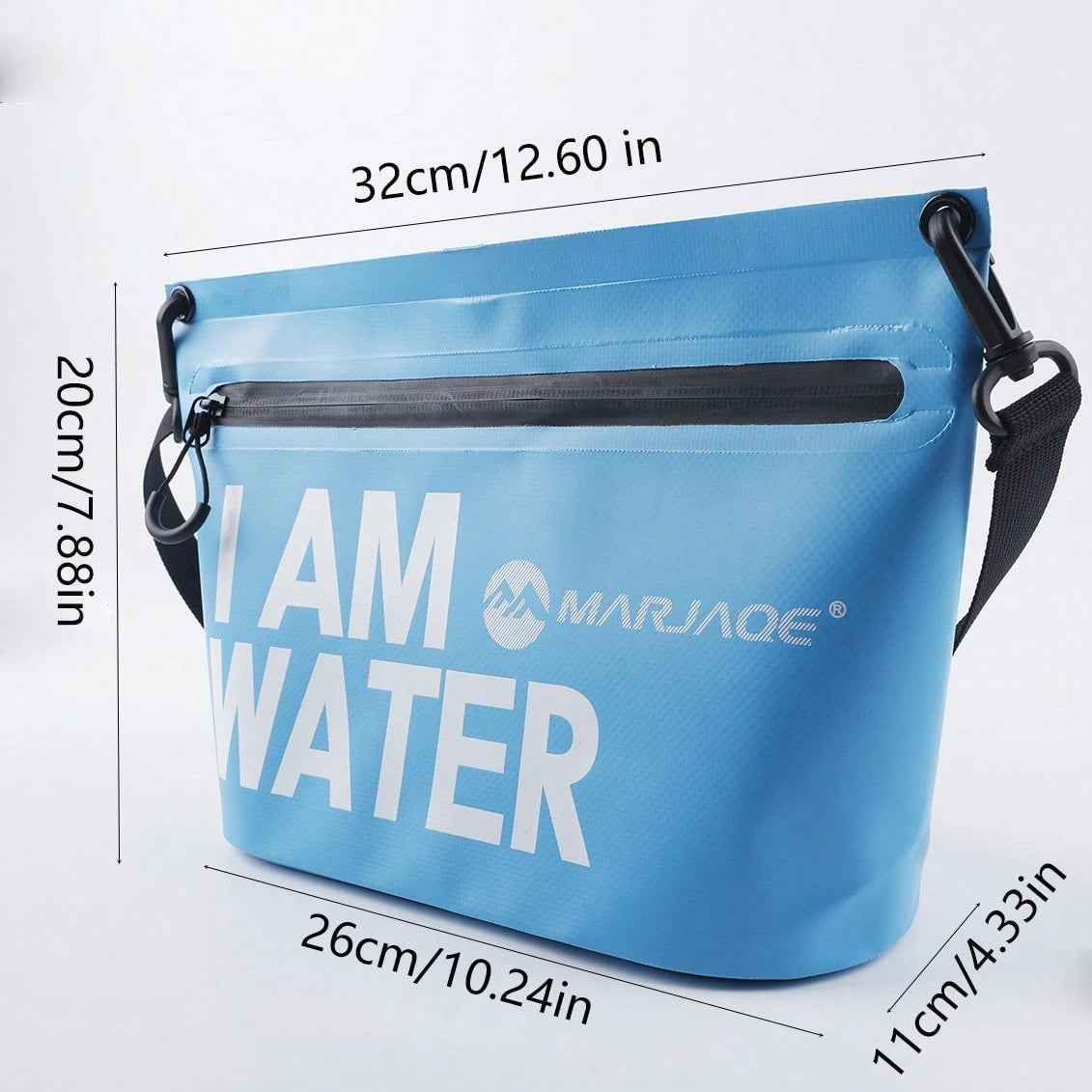 Outdoor Waterproof Portable Storage Bag, Fashionable Sling/Shoulder Bag For Travel, Swimming, Boating, With Waterproof Phone Pouch